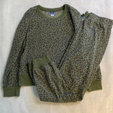 Old Navy Leopard Print Fleece set